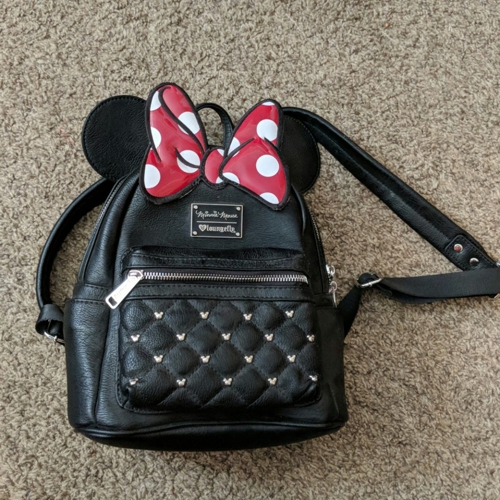 Loungefly x minnie mouse mini backpack purse